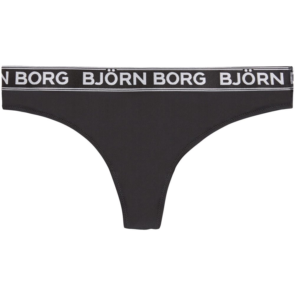 Bjorn Women Iconic Cotton Thong Black