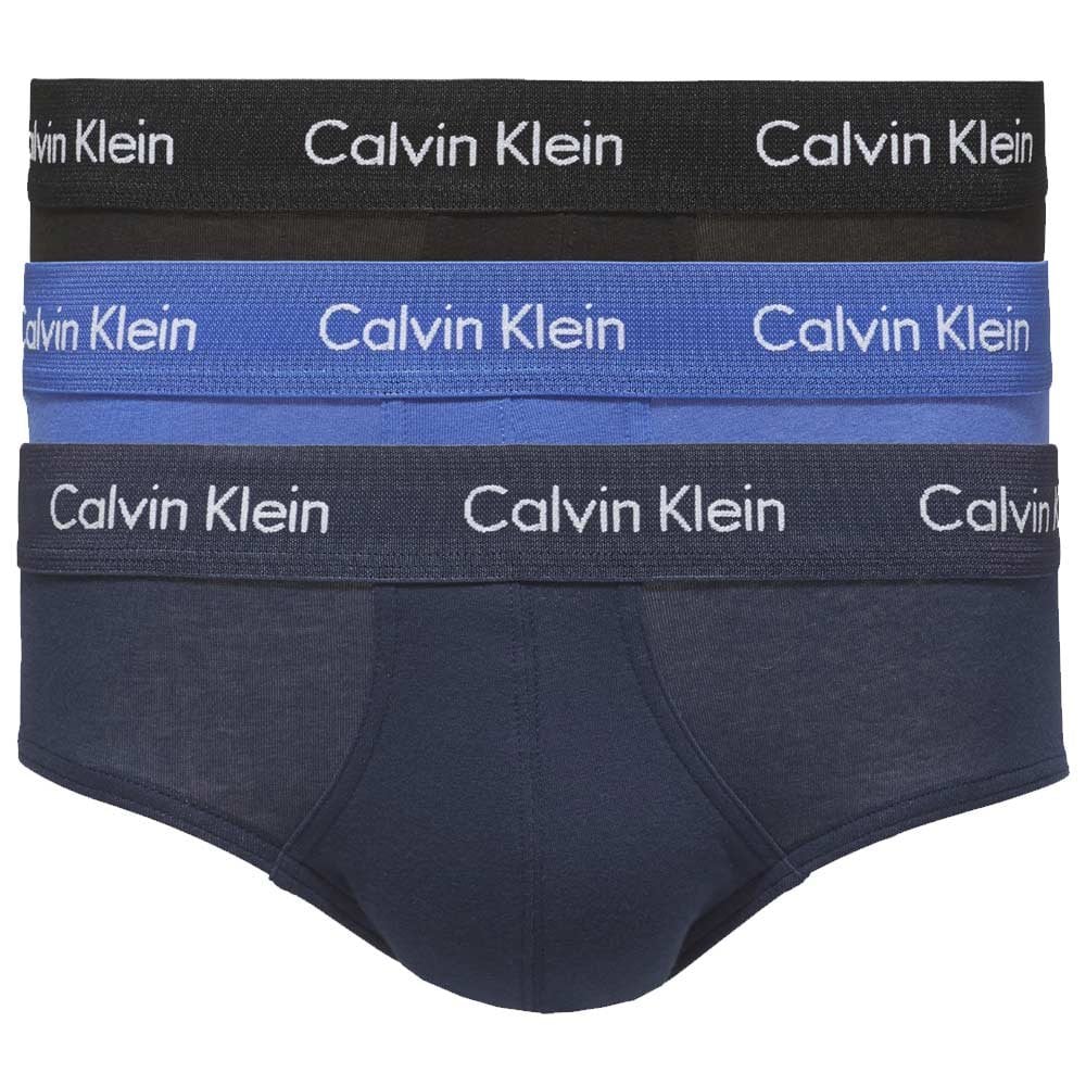 Calvin Klein 3 Pack Brief Black/Blue Shadow/Cobalt Water Boxersand