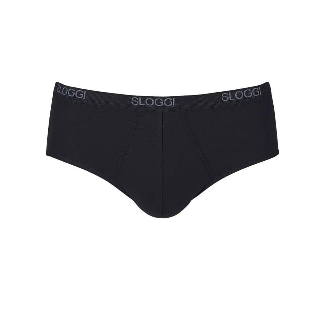 Sloggi Basic Midi Brief, Black BoxersandBriefs
