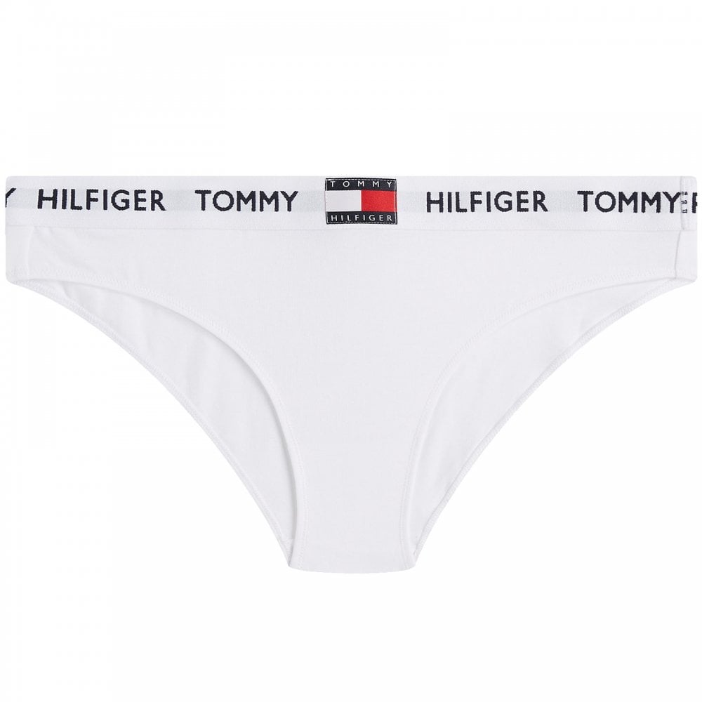 Tommy Hilfiger Womens Organic Cotton Logo Bikini Brief Classic