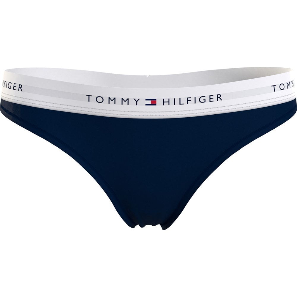 Tommy Hilfiger Womens Tommy Icons Thong, Navy | Boxers & Briefs – Boxers -and-Briefs.net