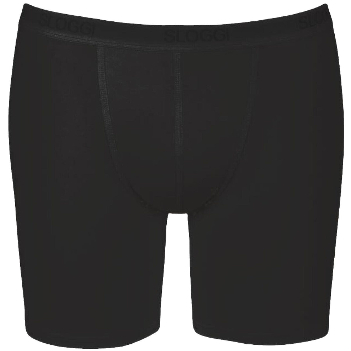 Basic Long Boxer Brief, Black