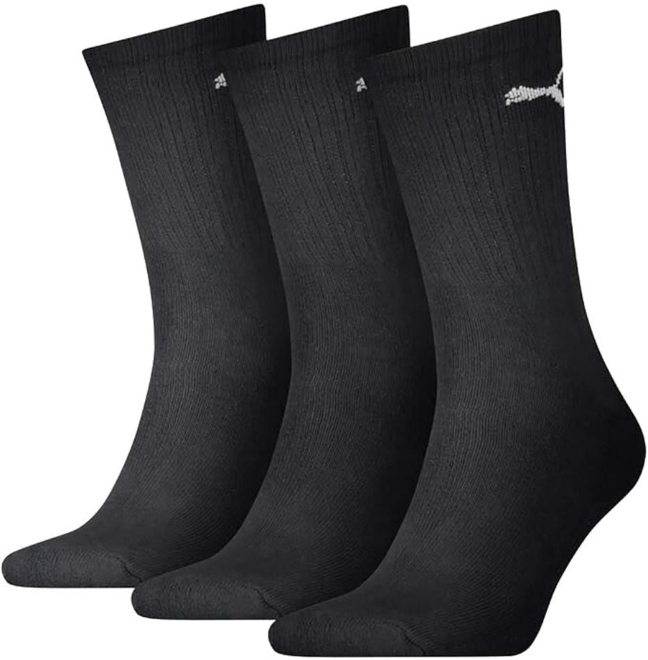 3-Pack Sports Socks, Black