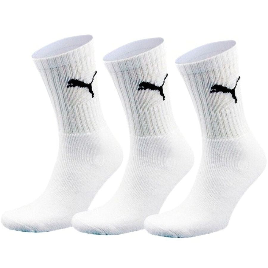 Puma - 3 - Pack Sports Socks, White - Boxers - and - Briefs.net