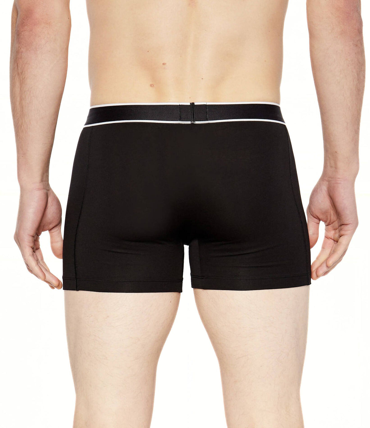 BOSS - 24 Side Logo Boxer Brief, Black - Boxers - and - Briefs.net