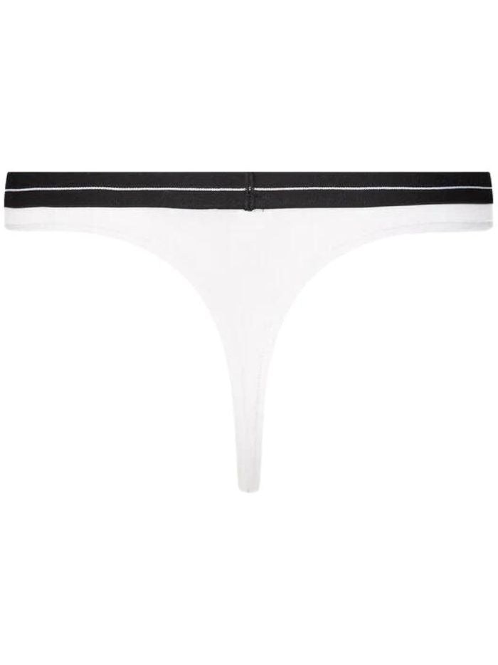 BOSS - 3 - Pack Power Logo Thongs, Black/White/Beige - Boxers - and - Briefs.net