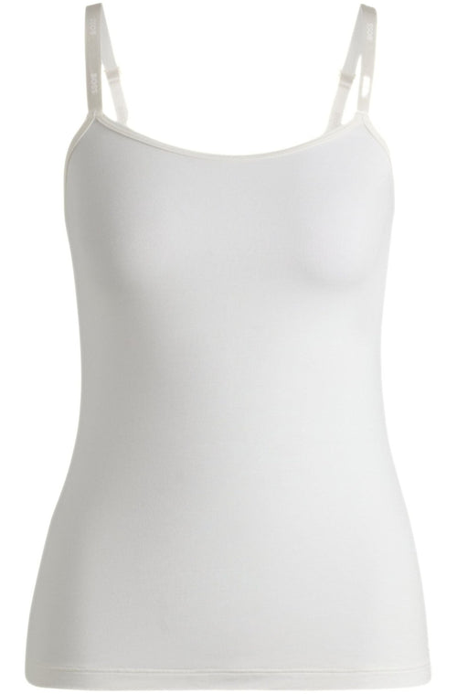 BOSS - CI Logo Vest Top, White - Boxers - and - Briefs.net