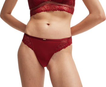 BOSS - Bianca Lace Brazilian, Red - Boxers - and - Briefs.net