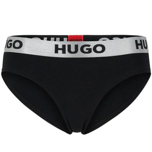 Sporty Logo Brief, Black/silver