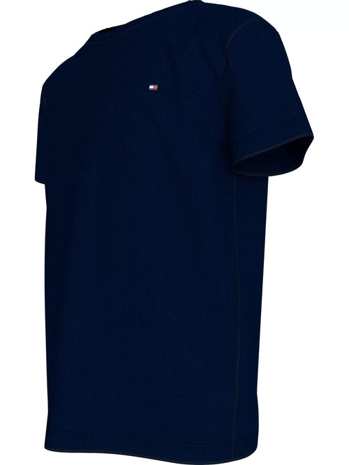 Tommy Hilfiger - 2 - Pack Flag Logo Boys T-Shirts, Desert Sky / Orange - Boxers - and - Briefs.net