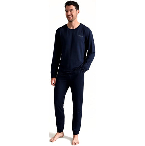 Ted Baker - Luxe Modal Lounge Jogging Bottoms, Navy - Boxers - and - Briefs.net