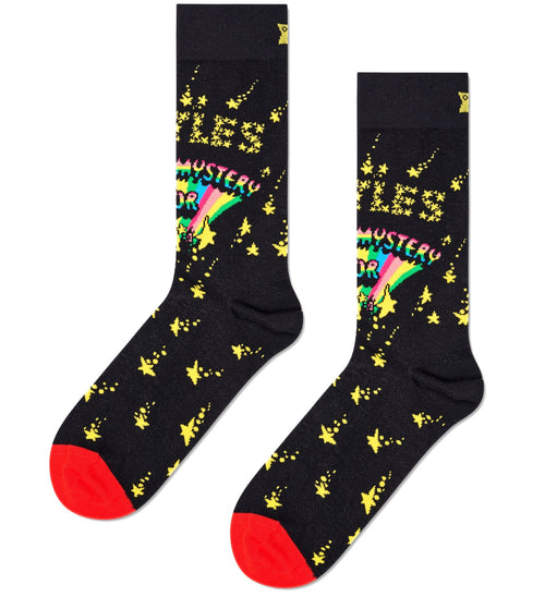 Happy Socks - The Beatles Magical Mystery Tour Socks, Black - Boxers - and - Briefs.net