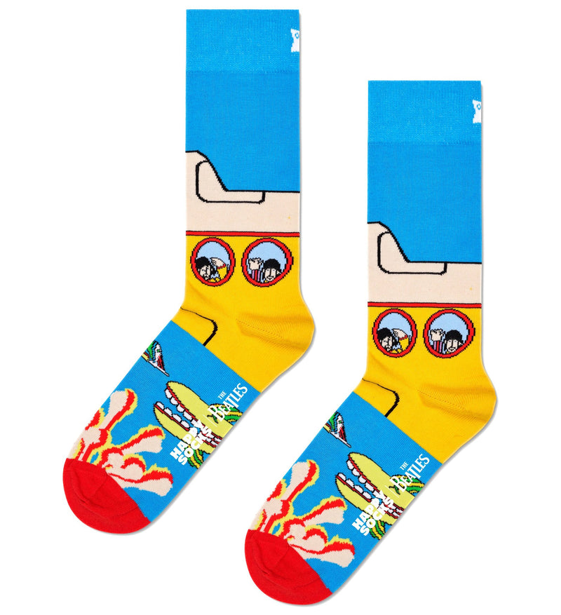 Happy Socks - 3 - Pack The Beatles Socks Gift Box, Blues - Boxers - and - Briefs.net