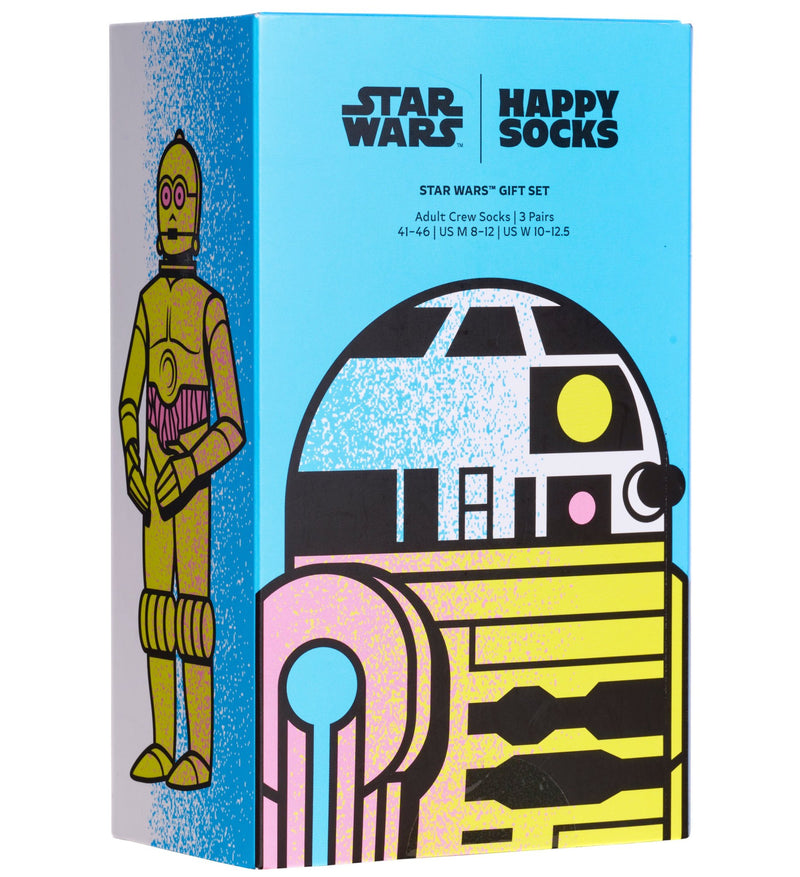 Happy Socks - 3 - Pack Star Wars Socks Gift Box, Black - Boxers - and - Briefs.net