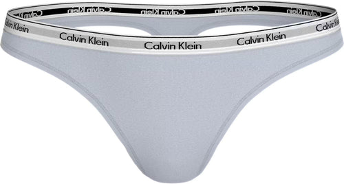Calvin Klein - Women Modern Logo Thong, Plein Air Blue - Boxers - and - Briefs.net