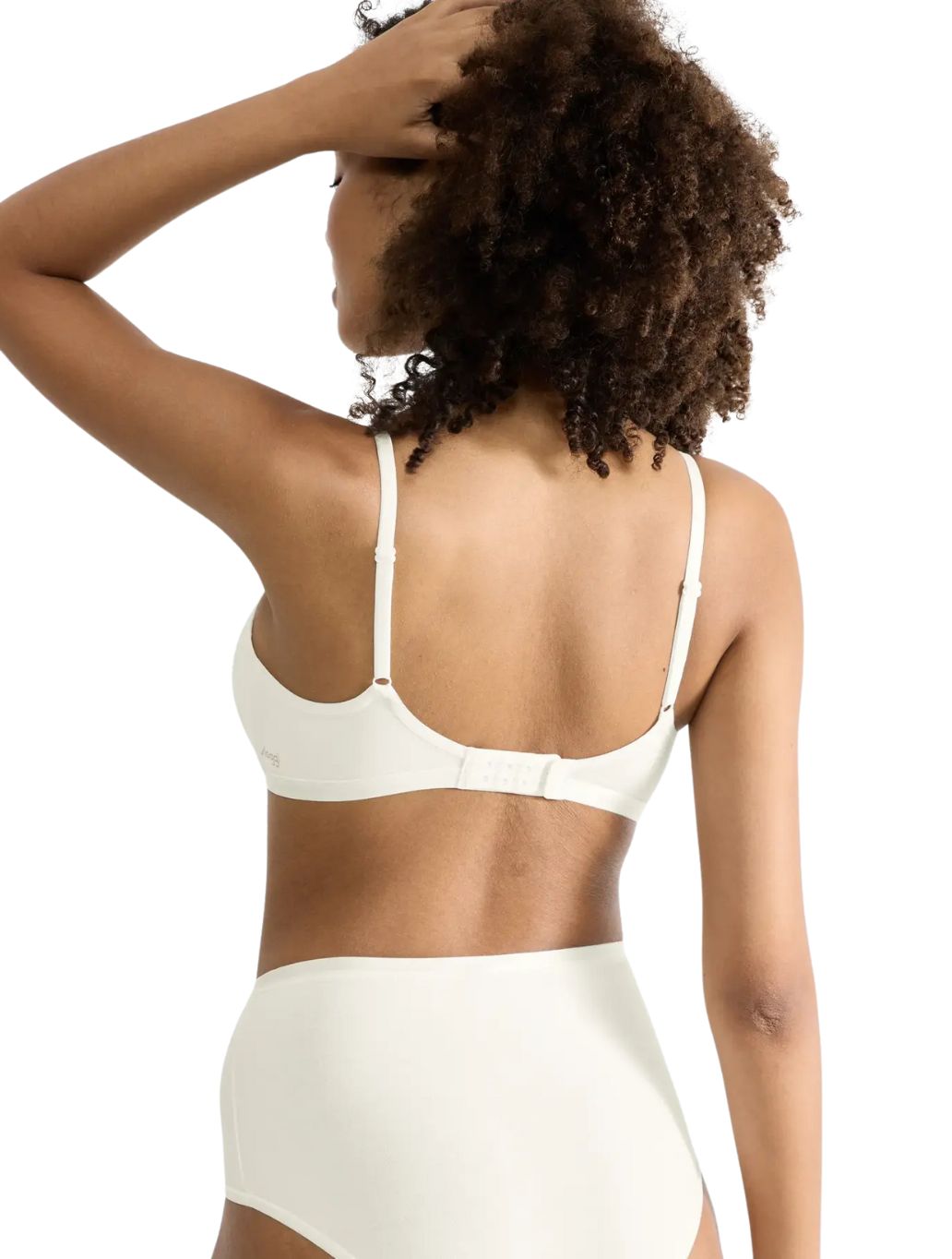 Go Daily Cotton Soft Bra, Silk White