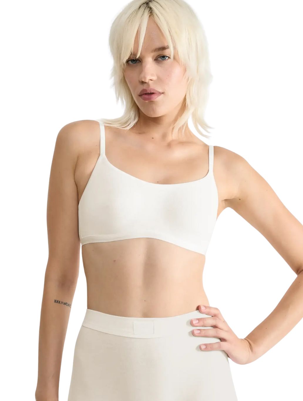 Go Daily Cotton Top, Silk White