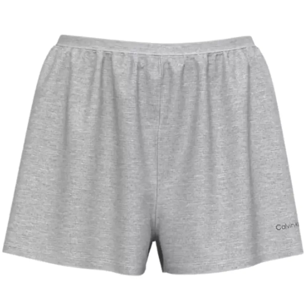Tissue Waffle Tank & Shorts Pyjama Set, Grey Heather