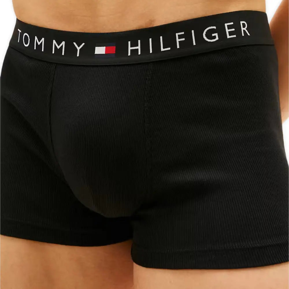 3-Pack TH Original Rib Boxer Trunks, Black
