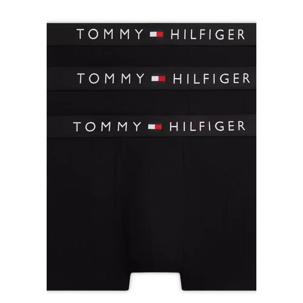 3-Pack TH Original Rib Boxer Trunks, Black