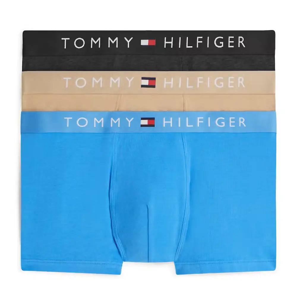 3-Pack TH Original Boxer Trunks, Blue/Desert/Grey