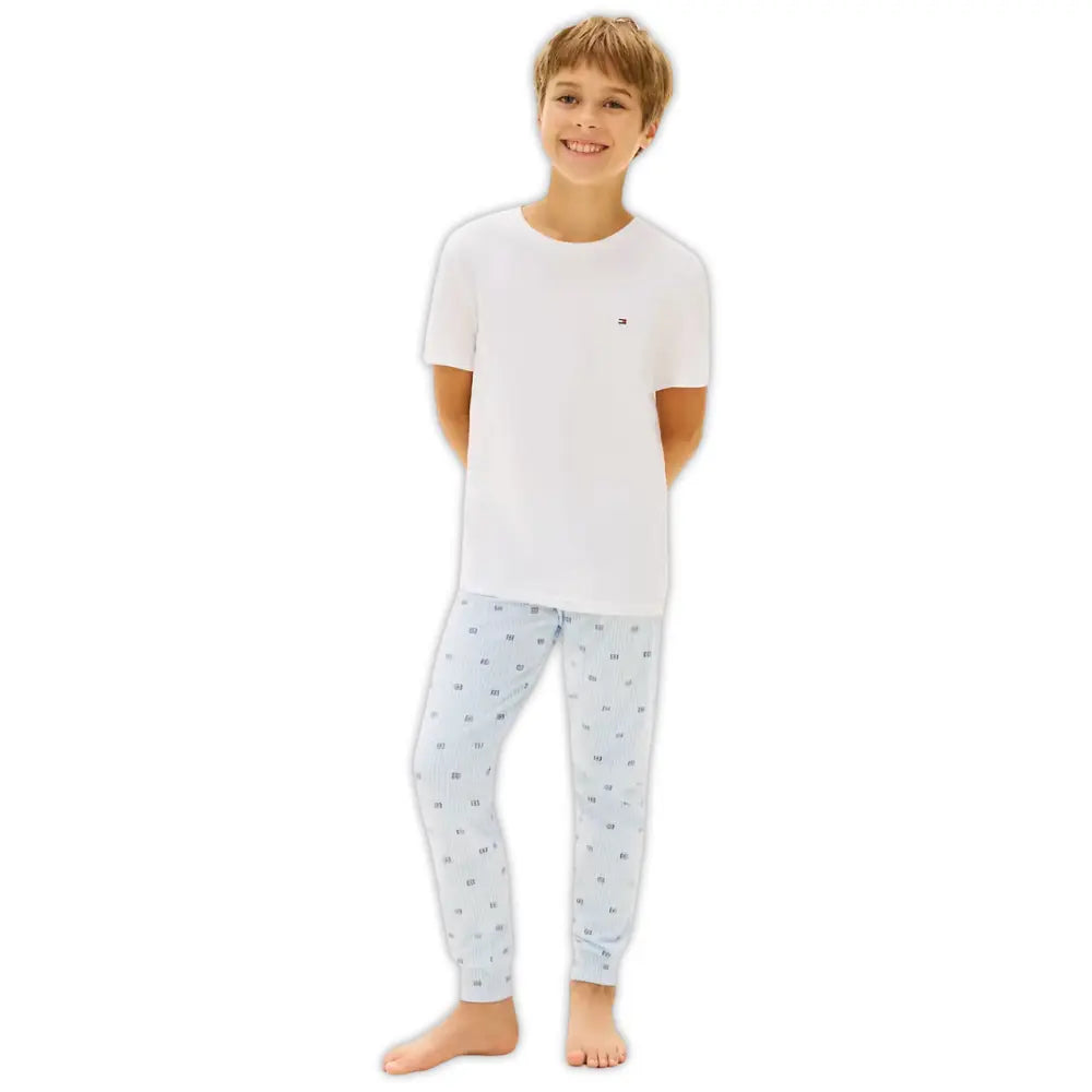 2-Pack Flag Logo Boys T-Shirts, Black/White