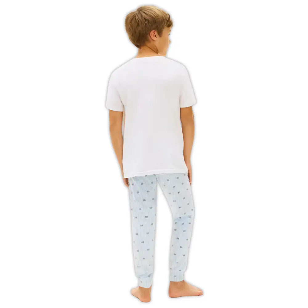 2-Pack Flag Logo Boys T-Shirts, Black/White