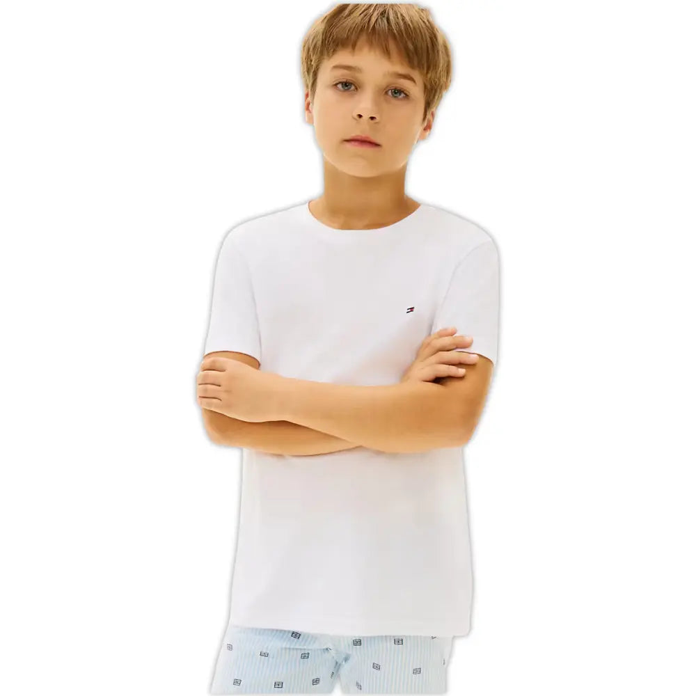 2-Pack Flag Logo Boys T-Shirts, Black/White
