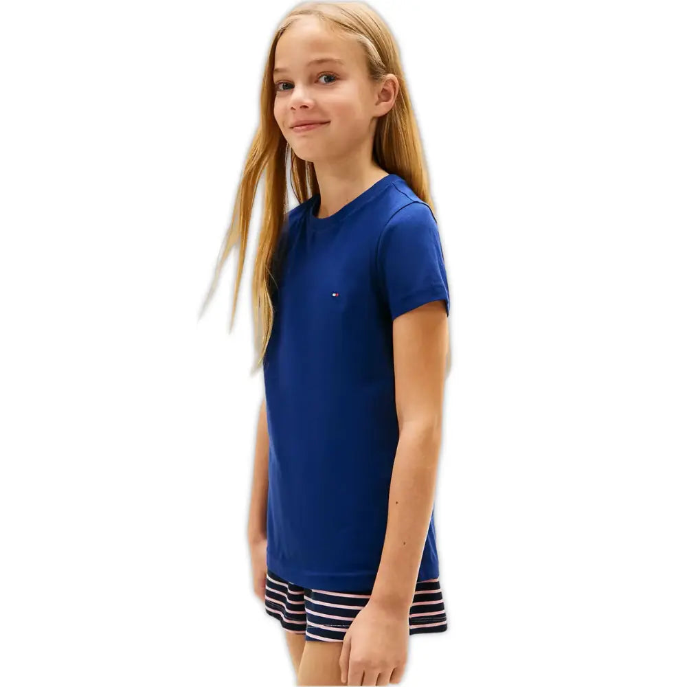 Girls 2-Pack Heritage Logo T-Shirts, Pink/Navy