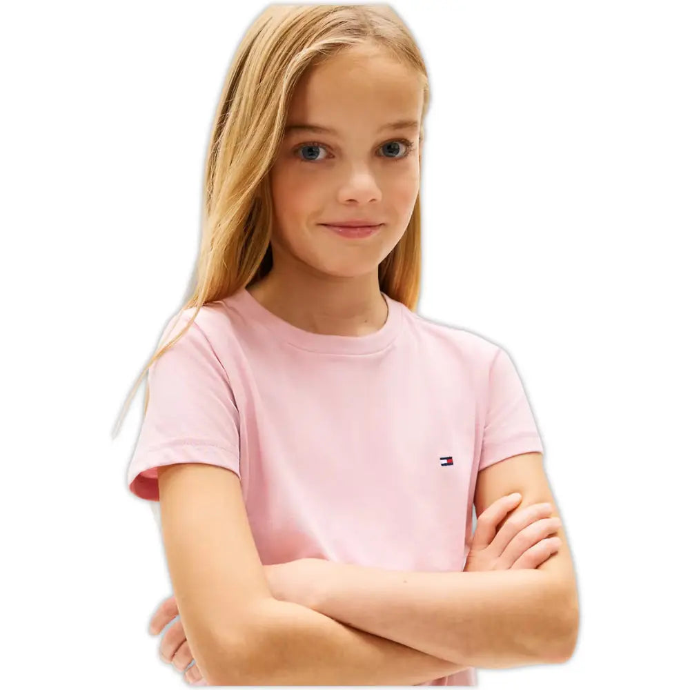 Girls 2-Pack Heritage Logo T-Shirts, Pink/Navy