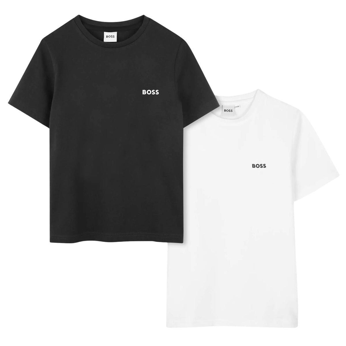 Boys 2-Pack Classic T-Shirts, Black/White