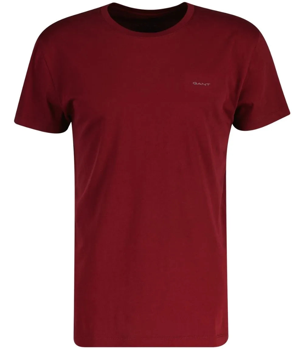 2-Pack Crew-Neck T-Shirts, Green/Burgundy
