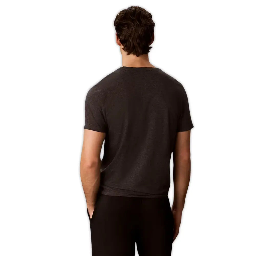 3-Pack Cotton Classics T-Shirts, Black/Purple/Charcoal