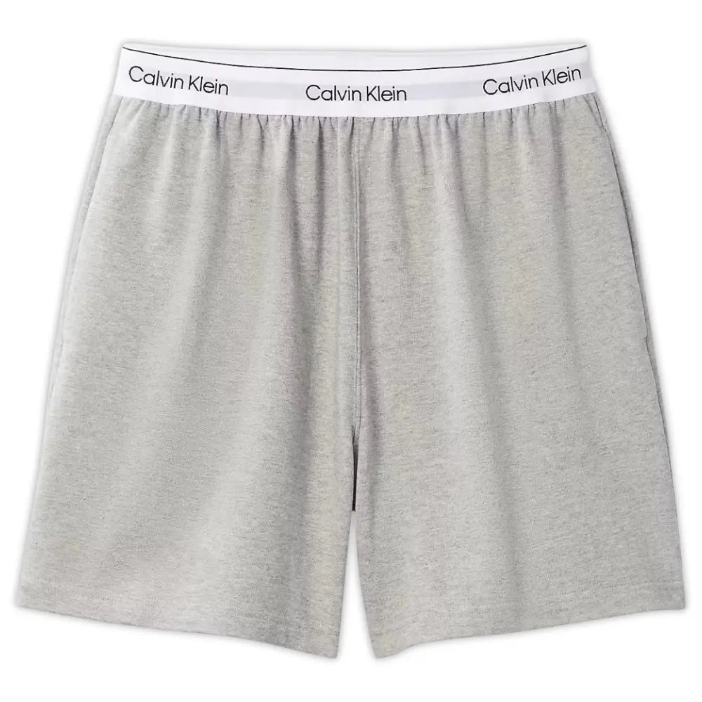 Icon Cotton Jersey Pyjama Shorts, Grey Heather