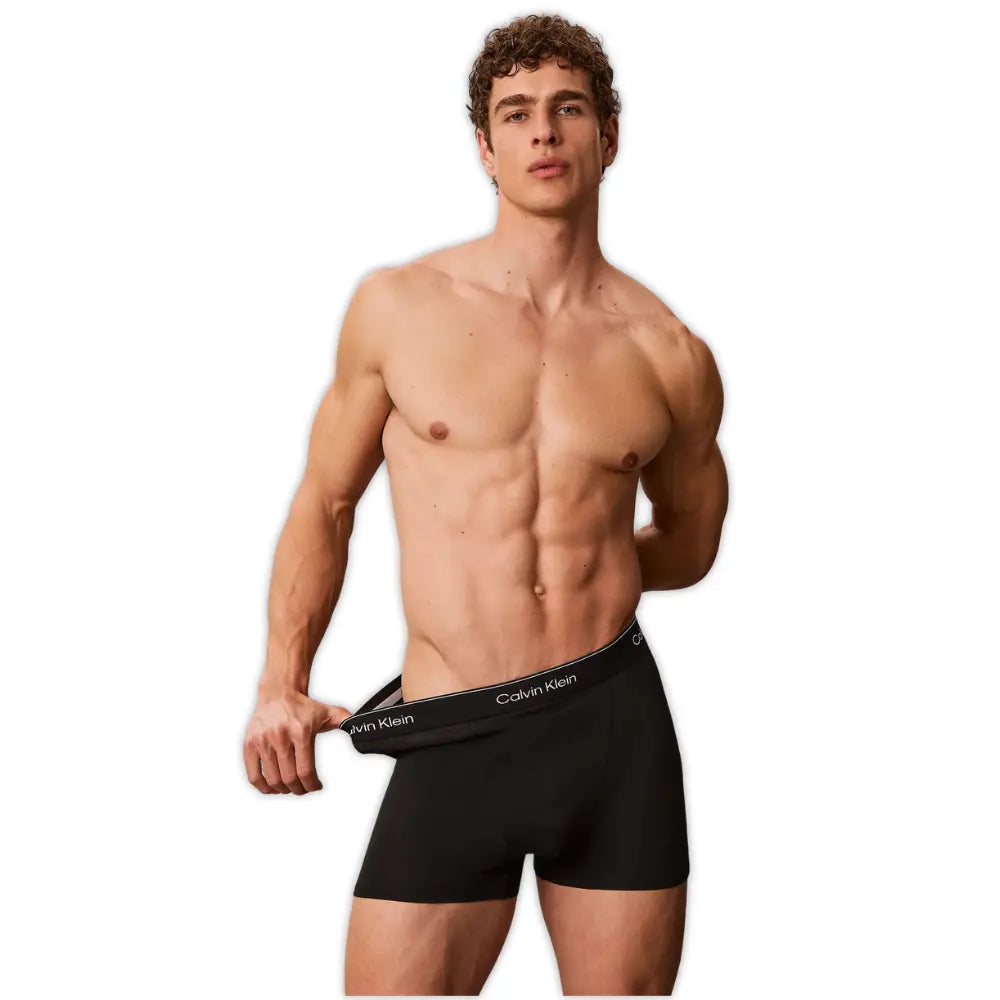 5-Pack Icon Cotton Stretch 'Relaxed Dart' Boxer Trunks, Black/white