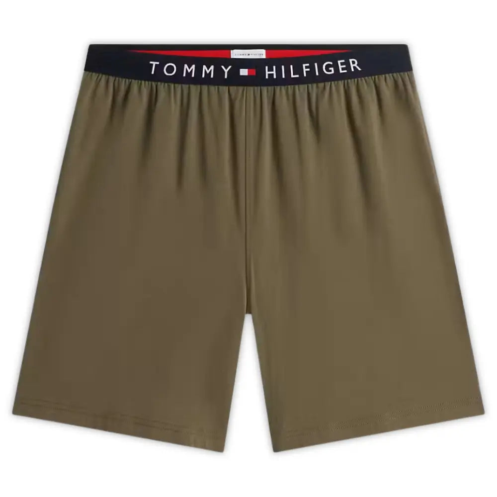 TH Original Jersey T-Shirt & Shorts Pyjama Set, Utility Olive