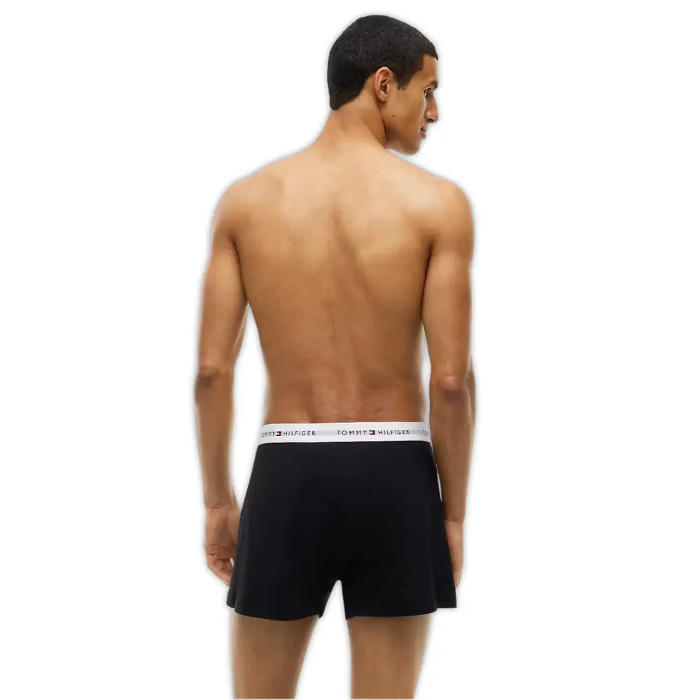 2-Pack Signature Cotton Jersey Boxer Shorts, Black/Grey