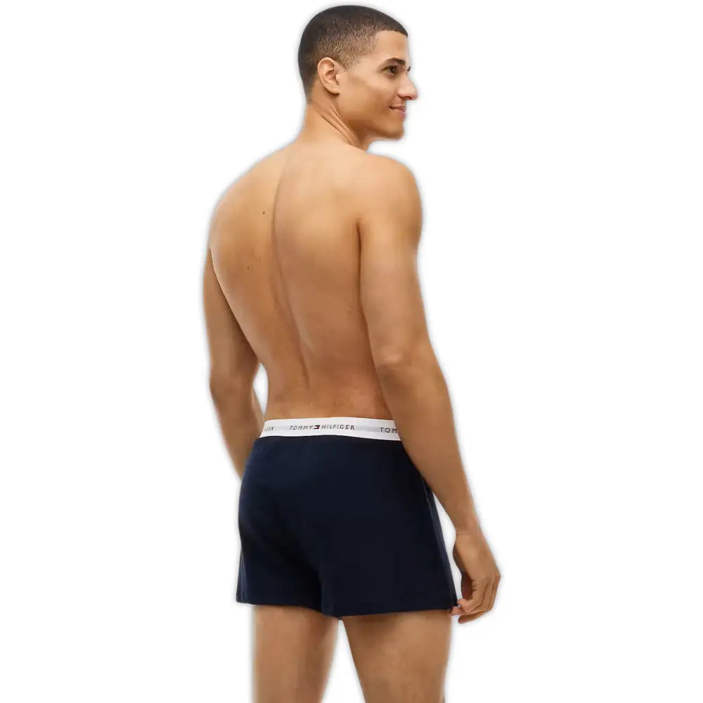 2-Pack Flag Print Jersey Boxer Shorts, Burguny/Navy