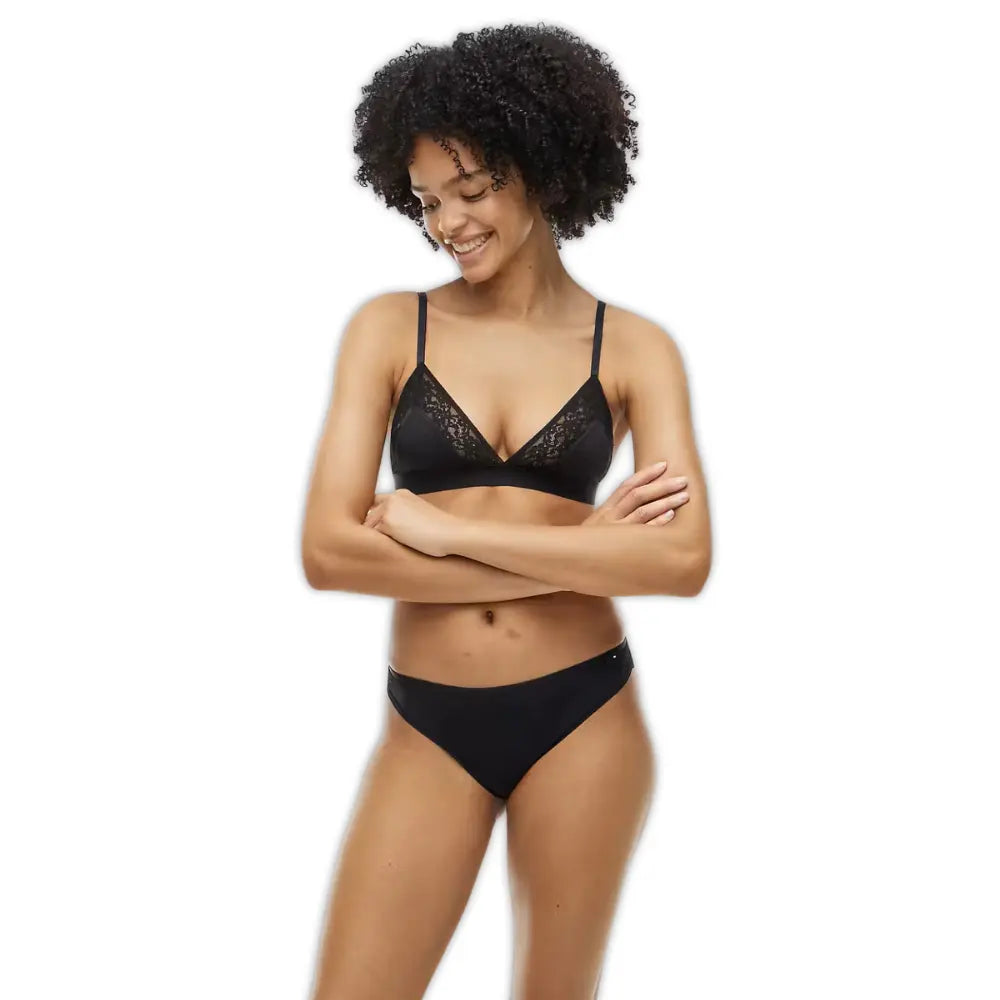 TH Comfort Lace Bikini Brief, Black