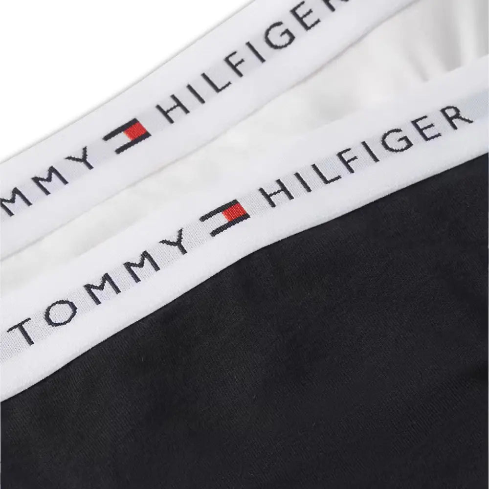 Girls 2-Pack Heritage Logo Bikini Briefs, White/Black