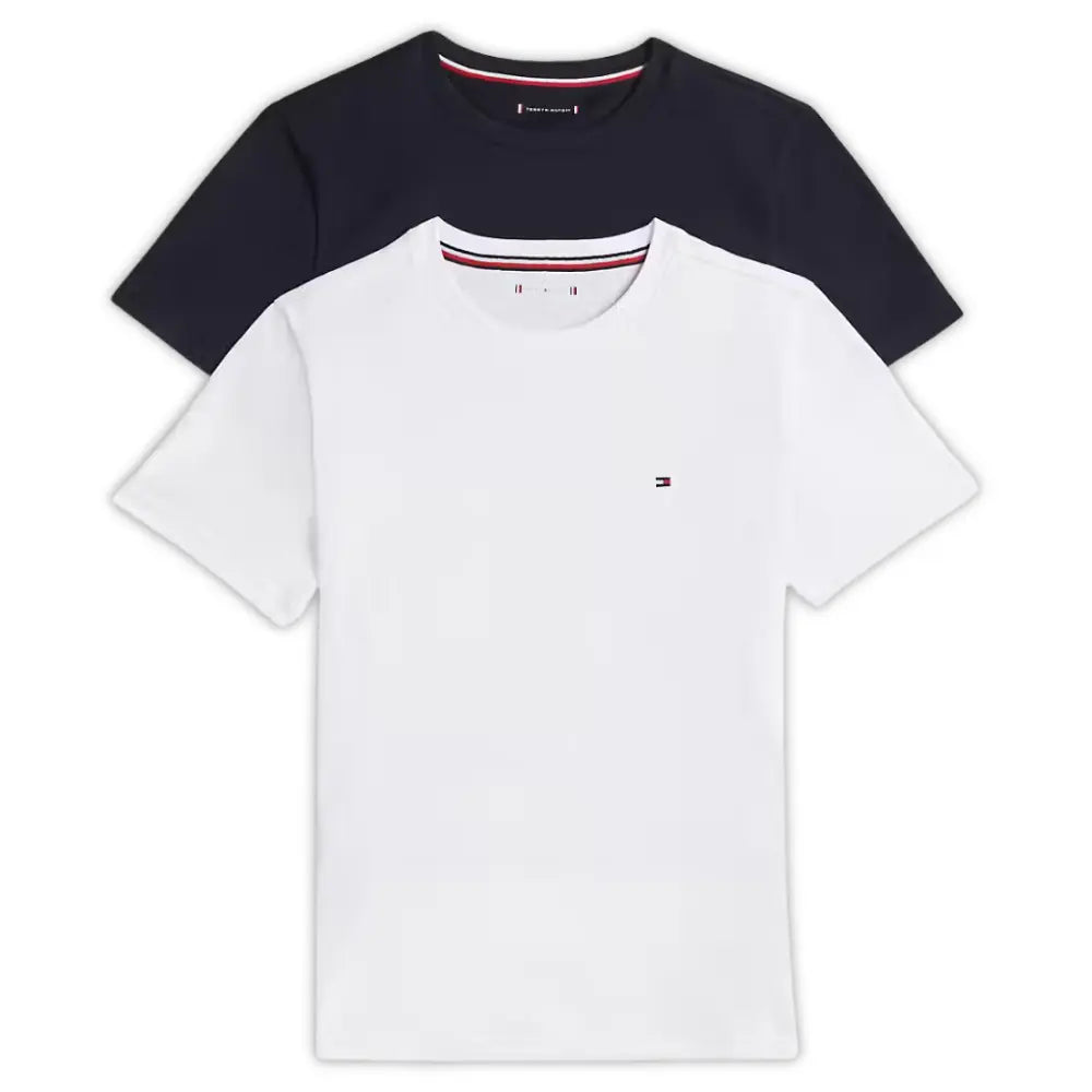 2-Pack Flag Logo Boys T-Shirts, Navy/White