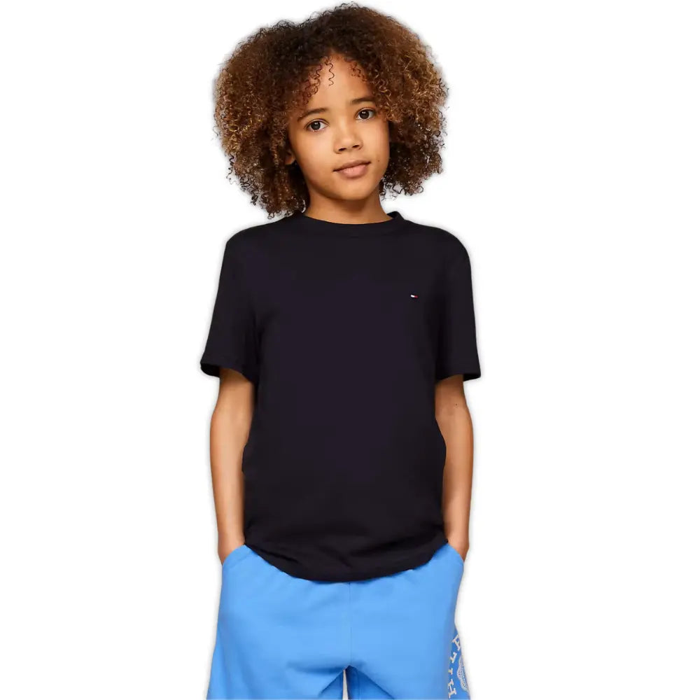 2-Pack Flag Logo Boys T-Shirts, Navy/White