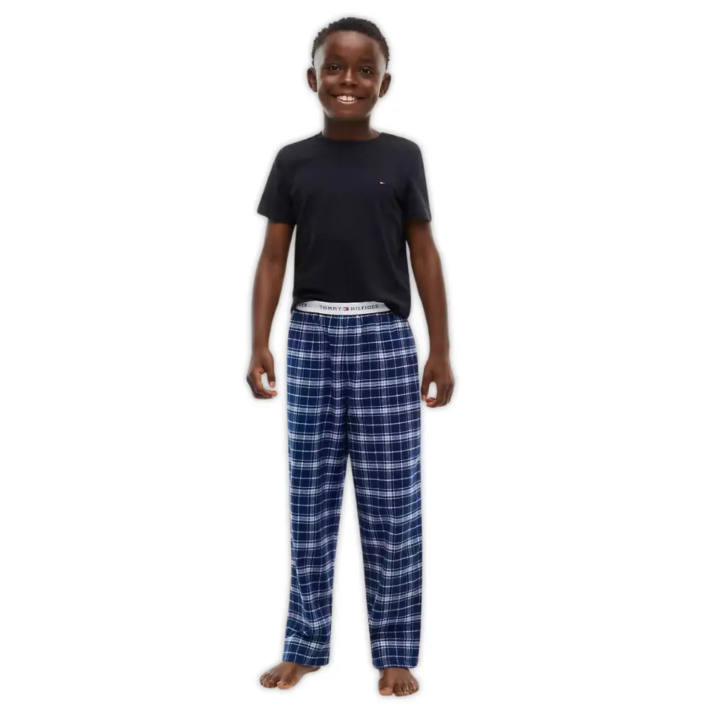 2-Pack Flag Logo Boys T-Shirts, Navy/White