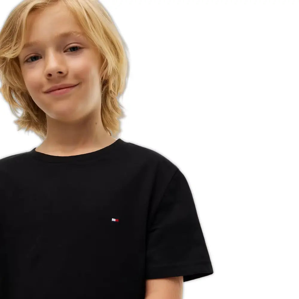 2-Pack Flag Logo Boys T-Shirts, Black / Dark Grey Heather