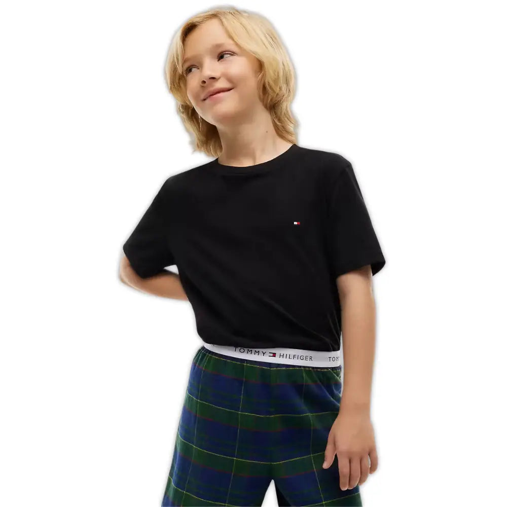 2-Pack Flag Logo Boys T-Shirts, Black / Dark Grey Heather