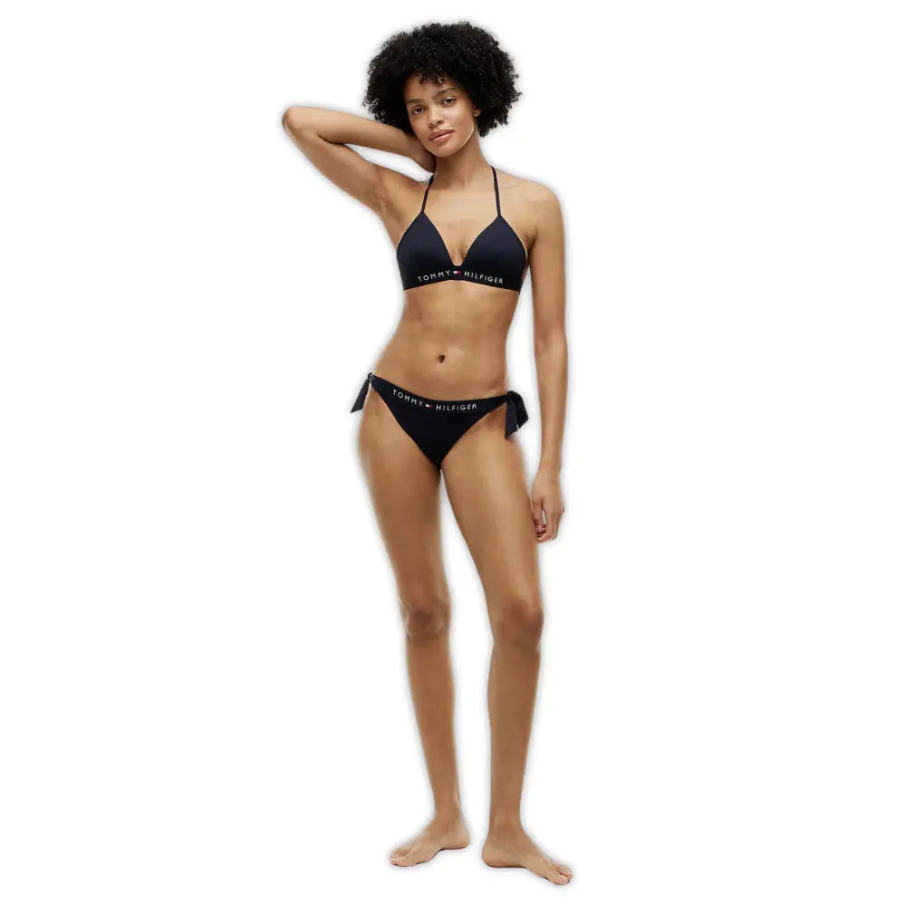 TH Original Cheeky Side-Tie Swim Bikini Bottoms, Navy