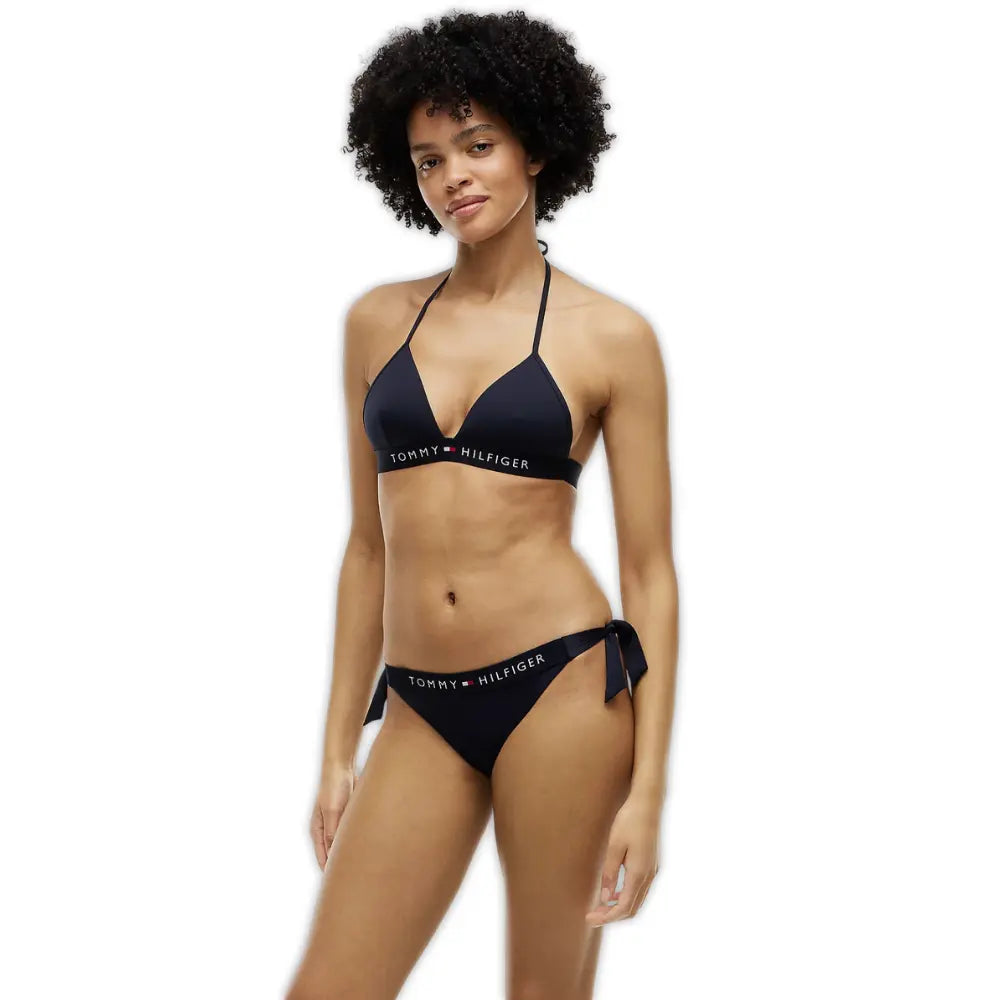 TH Original Cheeky Side-Tie Swim Bikini Bottoms, Navy