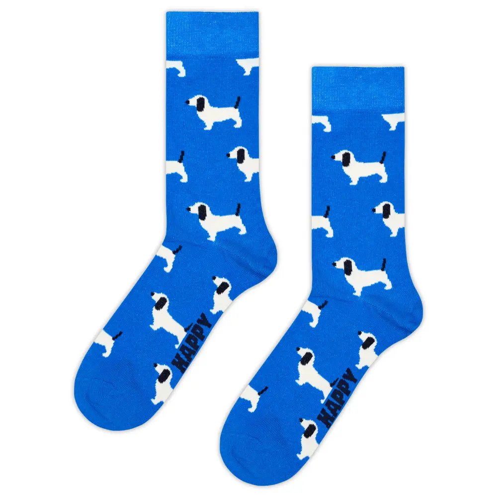 5-Pack Everyday Dog Socks, Blue