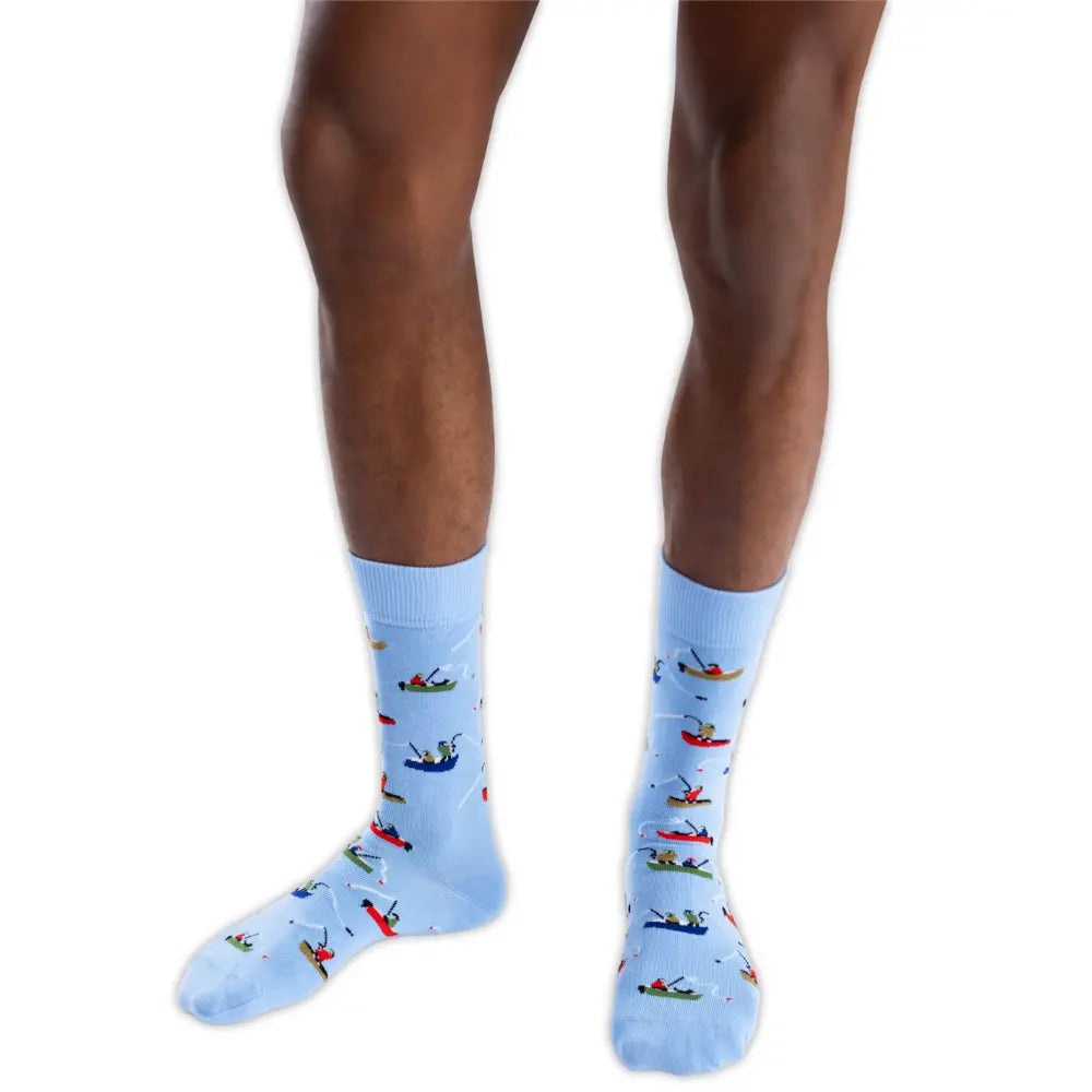 Fishing Boat Sock, Light Blue