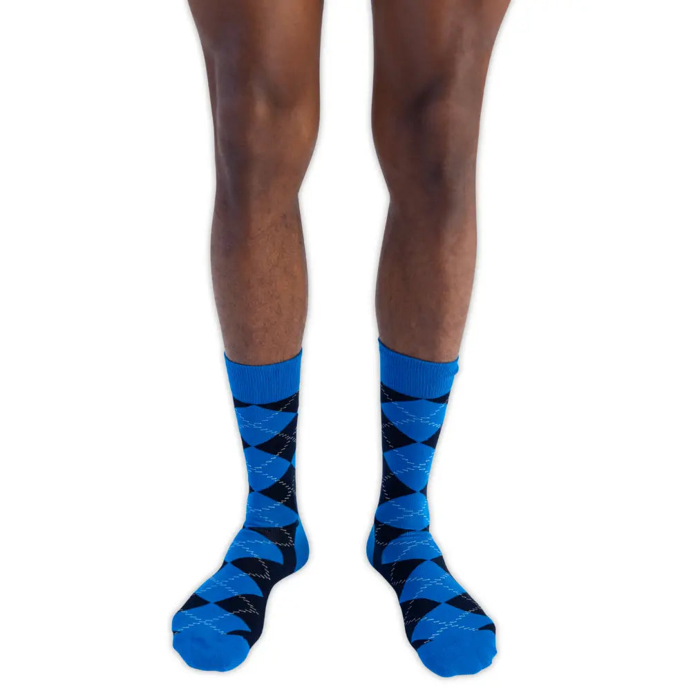 Argyle Sock, Blue